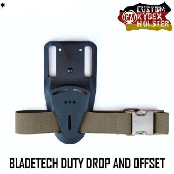 GM Custom Beinriemen breit am Blade Tech Duty Drop and Offset